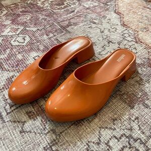 Melissa orange jelly Zen Mule